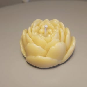 13 Bičių vaško žvakė „Sutemų žiedas“