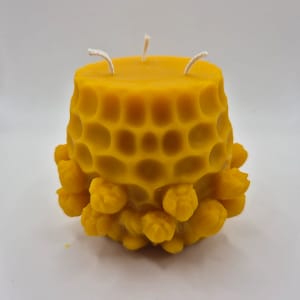 77 Bičių vaško žvakė „Korio sodas“