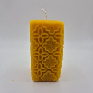 82 Bičių vaško žvakė „Rytietiška mozaika“