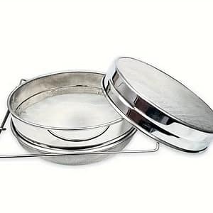 dvigubas sietas medaus sietas