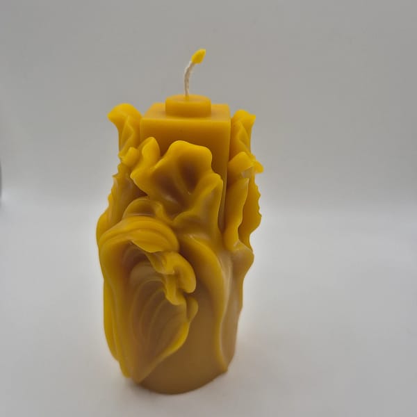 72-1.webp Bičių vaško žvakė „Lapų šnabždesys“