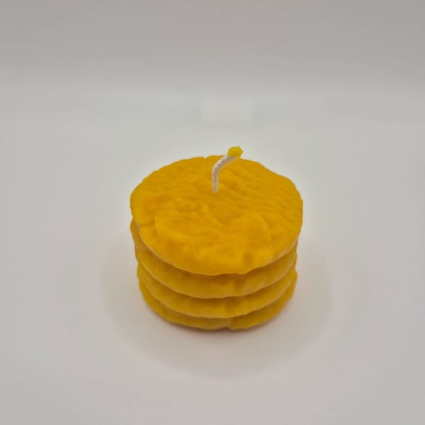 74-1.webp Bičių vaško žvakė „Medaus sausainiai“