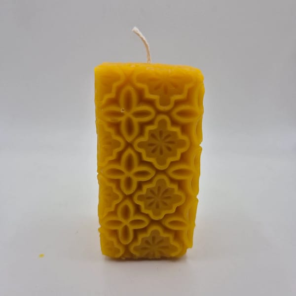 82 Bičių vaško žvakė „Rytietiška mozaika“