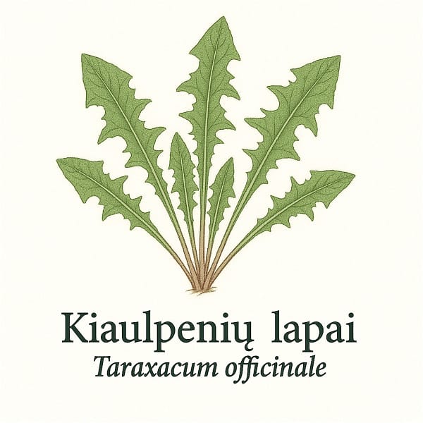 Kiaulpieniu lapai Kiaulpienių lapai
